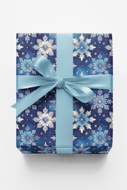 Frosted Snowflake Suite Wrapping Paper