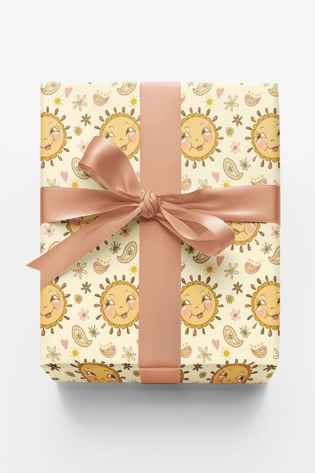 Sunny Sunflower Wrapping Paper | Michelle Gilsey | Artist Corner