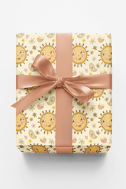 Sunny Sunflower Wrapping Paper | Michelle Gilsey | Artist Corner