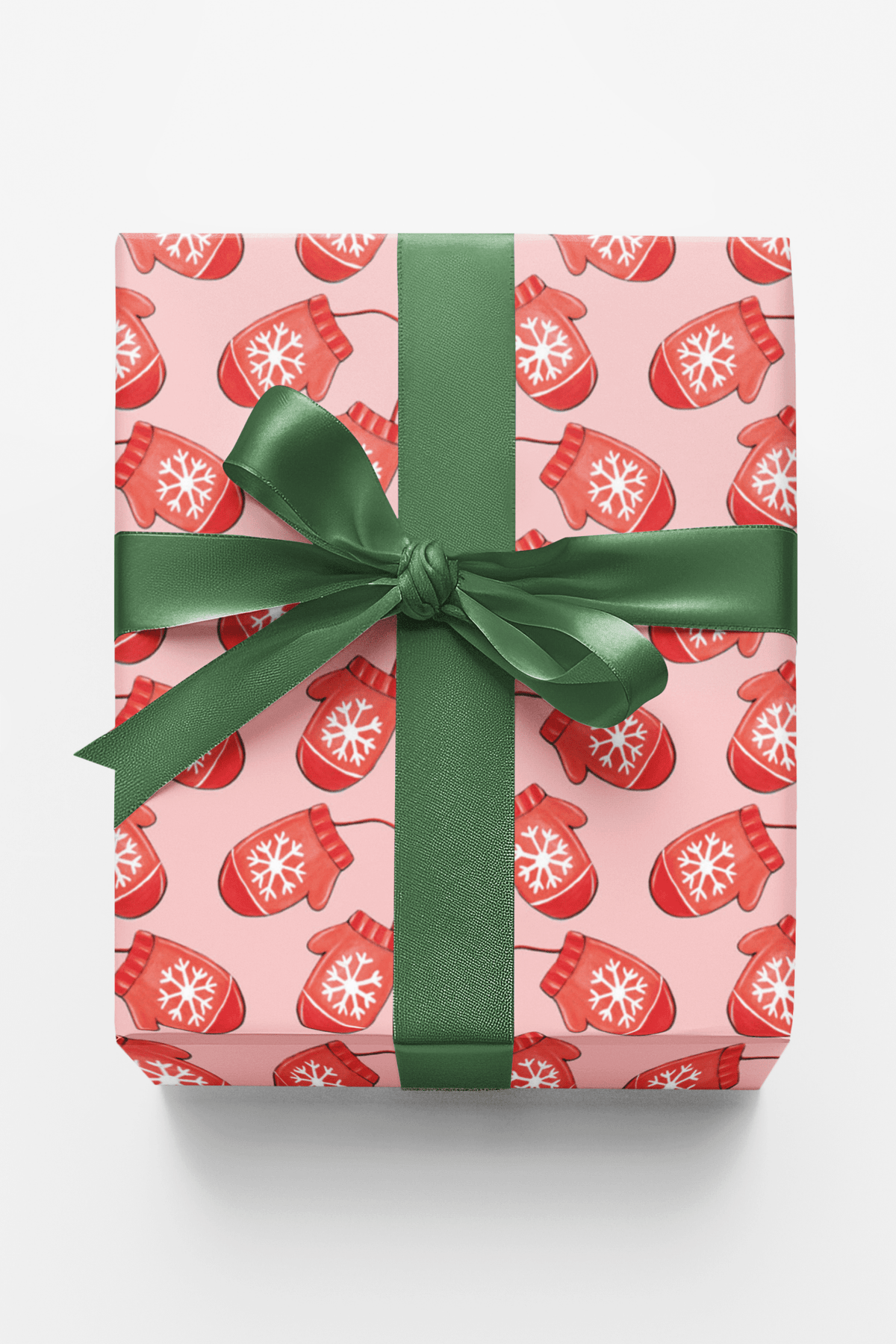 Red Mittens Wrapping Paper | Michelle Gilsey | Artist Corner