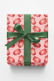 Red Mittens Wrapping Paper | Michelle Gilsey | Artist Corner