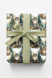 Forest Guardian Maine Coons Wrapping Paper