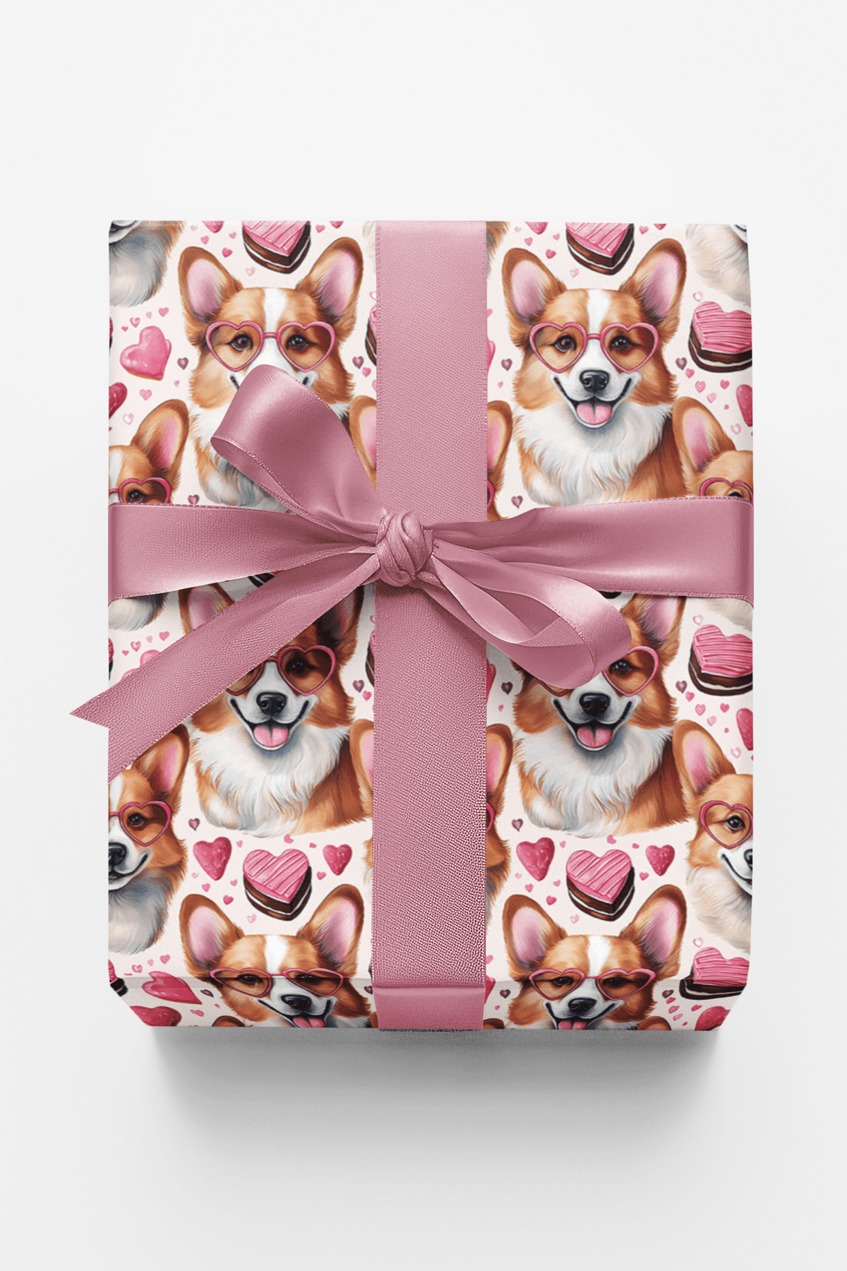 Corgis & Sweet Treats Wrapping Paper