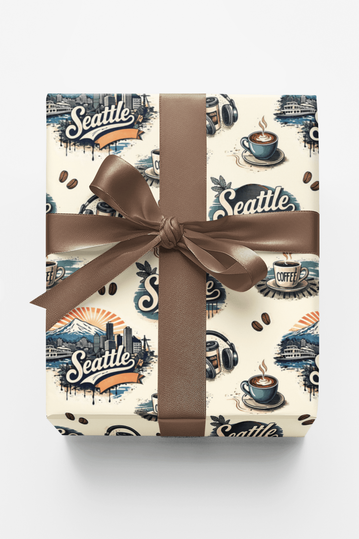 Seattle Rainier & Grunge Wrapping Paper