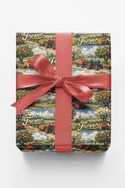 Fresno Farm & Fruit Flashback Wrapping Paper