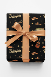 Bakersfield Country Roads Wrapping Paper