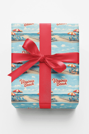 Virginia Beach Shoreline Wrapping Paper