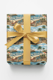 Long Beach Surf & Sea Wrapping Paper