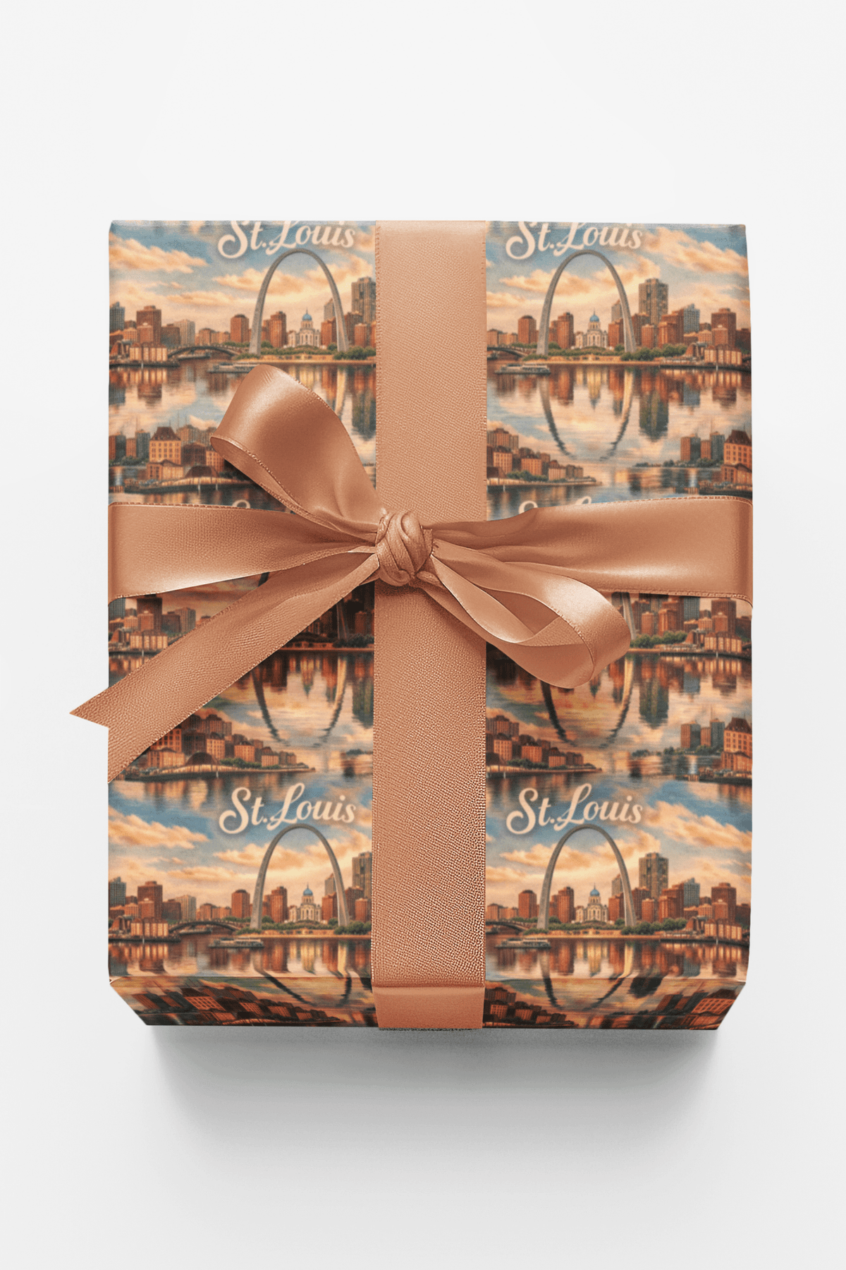 St. Louis Gateway Glow Wrapping Paper