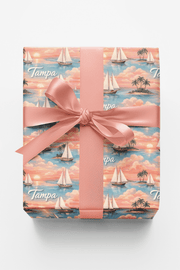 Tampa Bay Coastal Glow Wrapping Paper