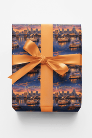 Cincinnati Riverfront Revival Wrapping Paper