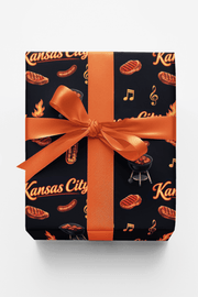 Kansas City Jazz & Bbq Wrapping Paper