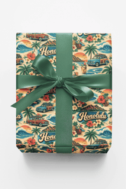 Honolulu Island Heritage Wrapping Paper