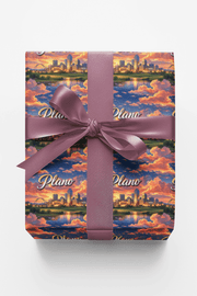 Plano Texas Twilight Wrapping Paper