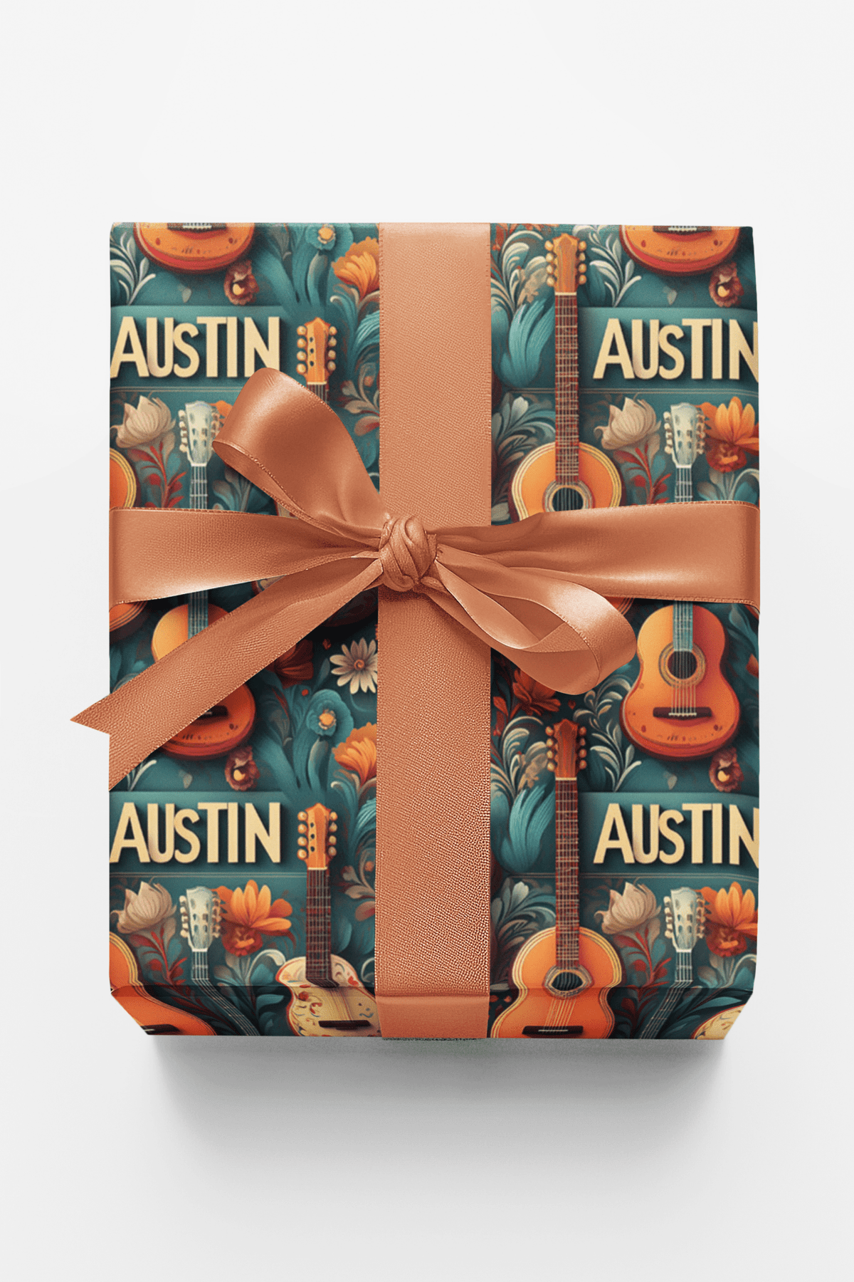 Austin – Retro Indie Revival Wrapping Paper