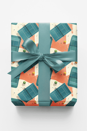 Sunlit Resort Courts Wrapping Paper