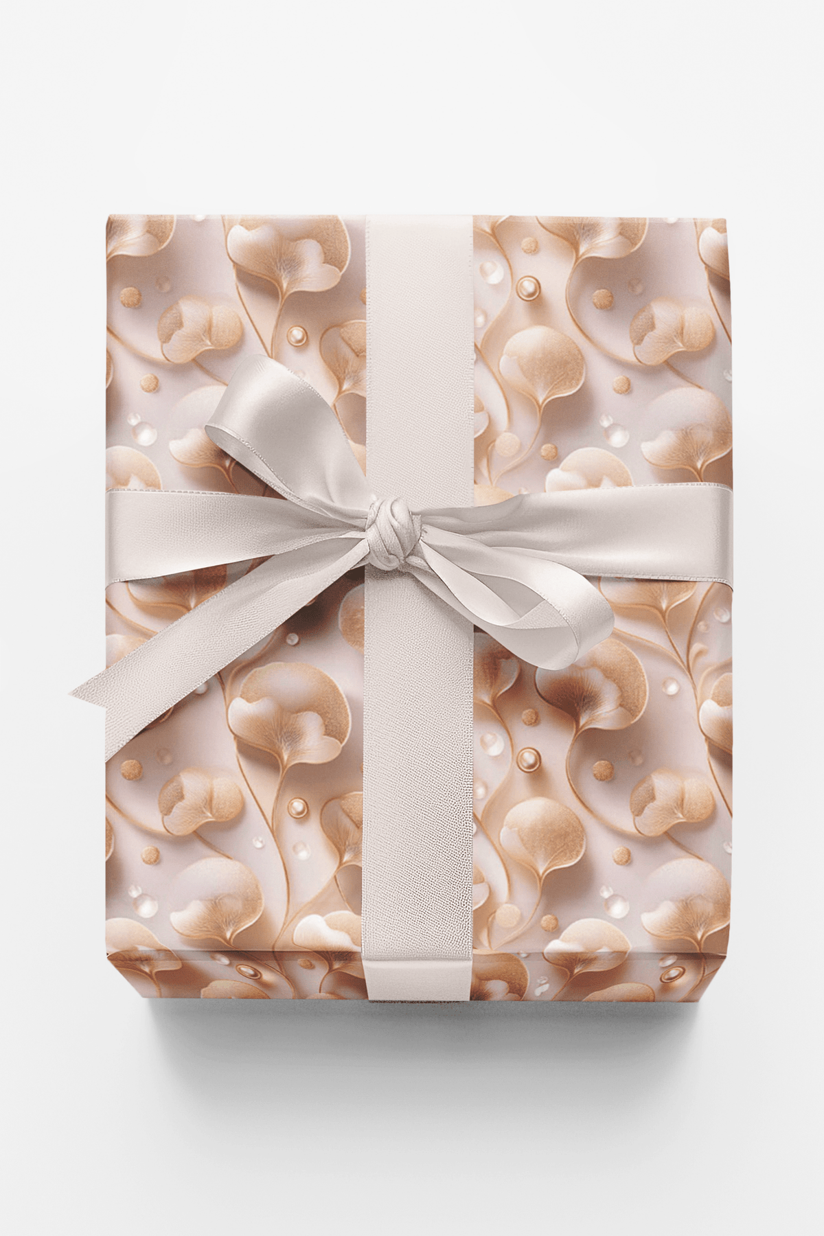Champagne Ginkgo Wrapping Paper