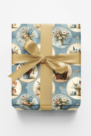 Summer Heritage Medallions Wrapping Paper