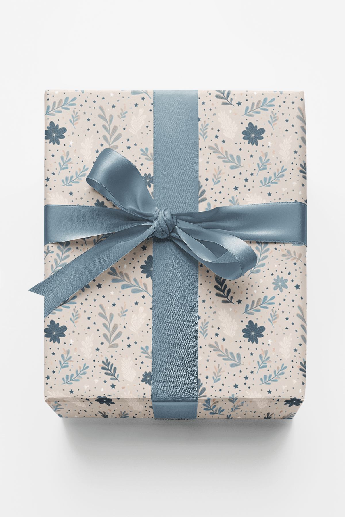Sapphire Vines Wrapping Paper