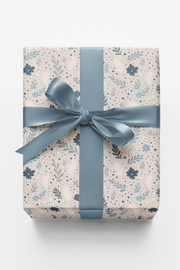 Sapphire Vines Wrapping Paper
