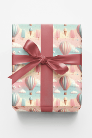 Sweet Treat Hot Air Balloons Wrapping Paper