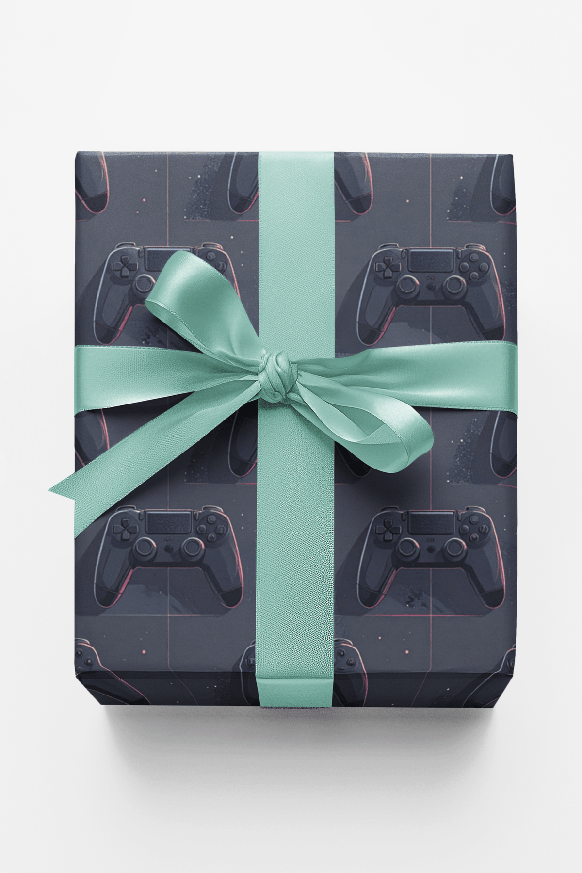 Sleek Futuristic Gaming Wrapping Paper