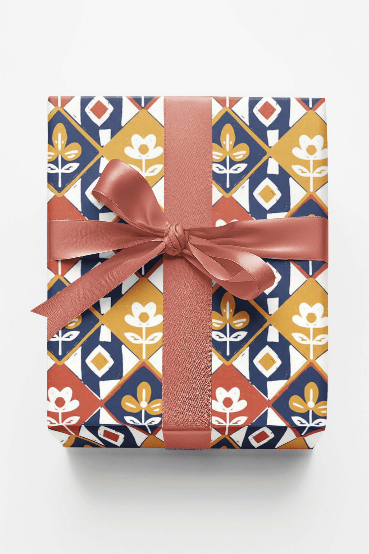 Painterly Petals Wrapping Paper