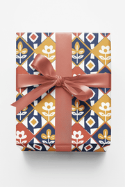 Painterly Petals Wrapping Paper