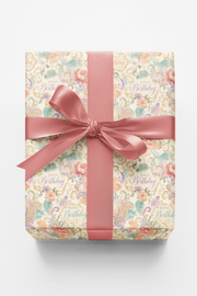 Birthday Filigree Bloom Wrapping Paper
