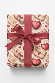 Vintage Love Letters Wrapping Paper