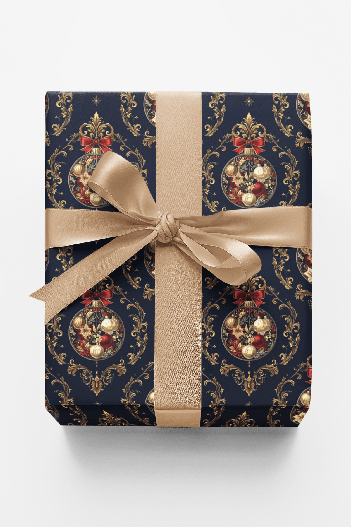 Ornament Palace Damask Wrapping Paper