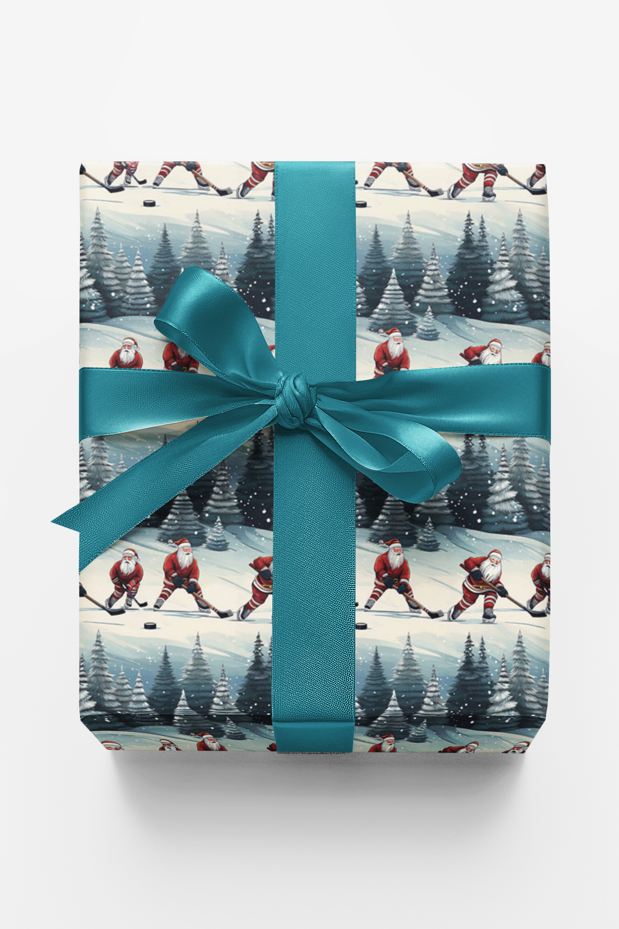 Hockey Claus In Action