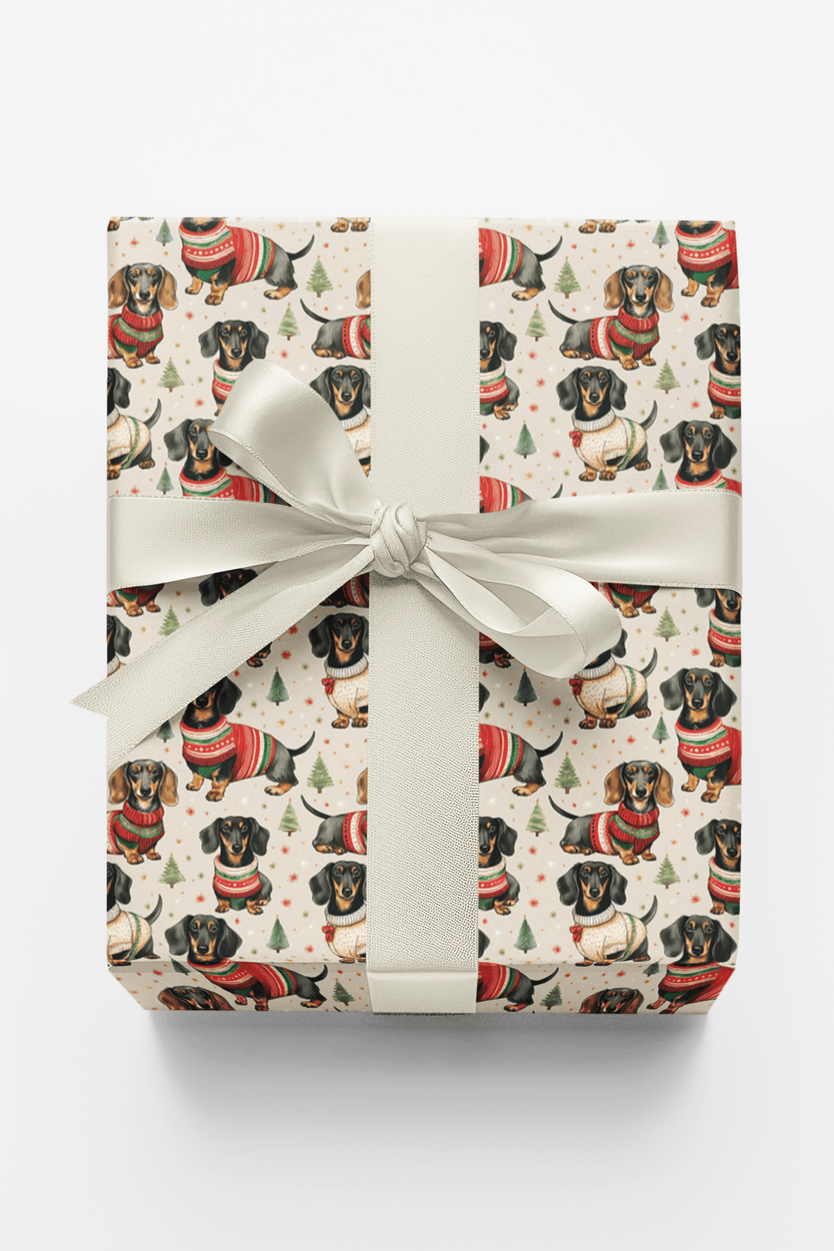 Dashing Dachshunds Wrapping Paper