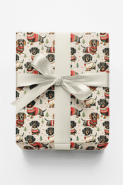 Dashing Dachshunds Wrapping Paper