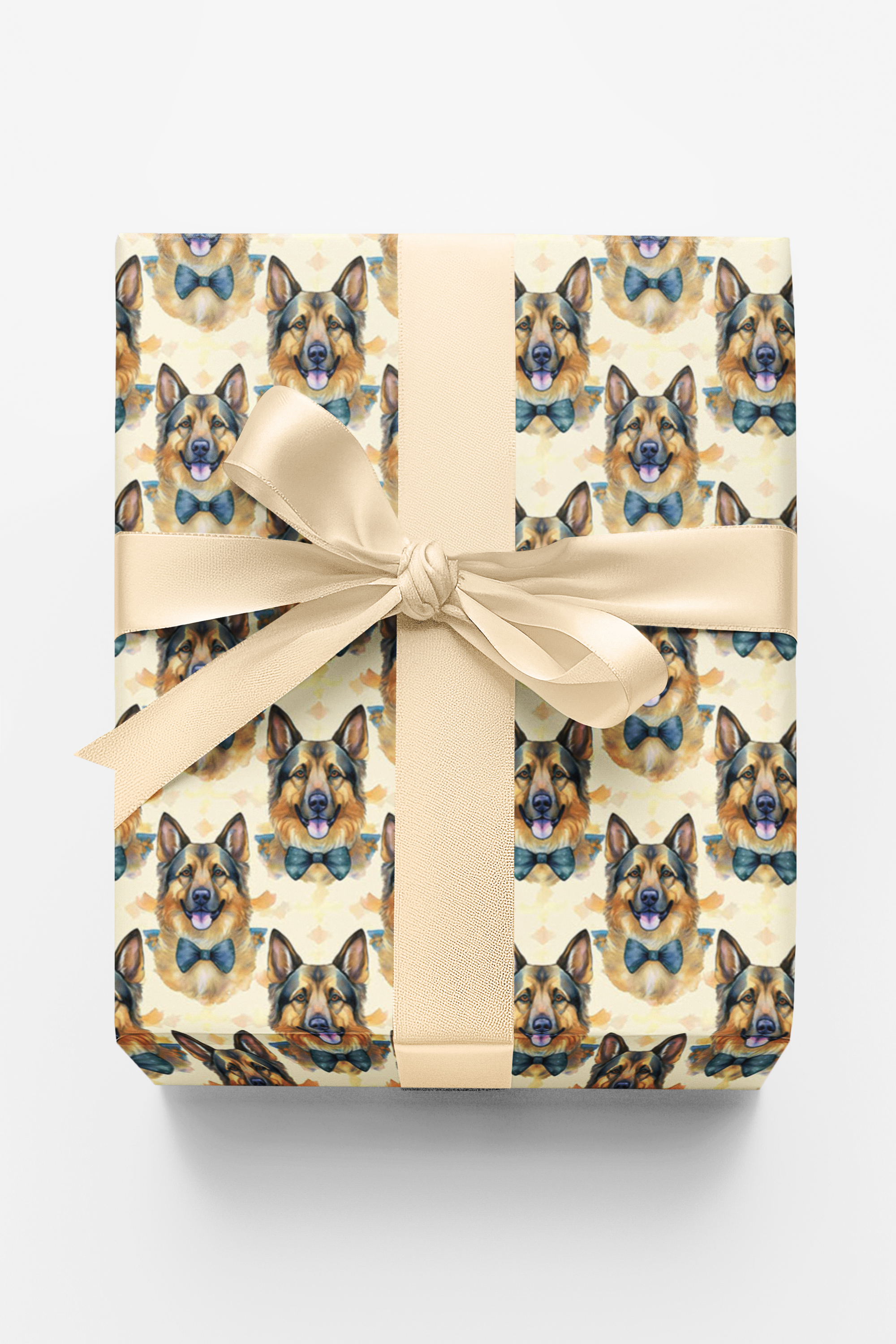 Wedding-ready German Shepherd