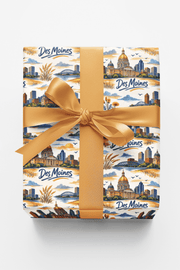 Des Moines Heartland Capitol Wrapping Paper