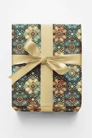 Gemstone Mosaic Wrapping Paper