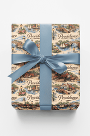 Providence Harbor Brick Wrapping Paper