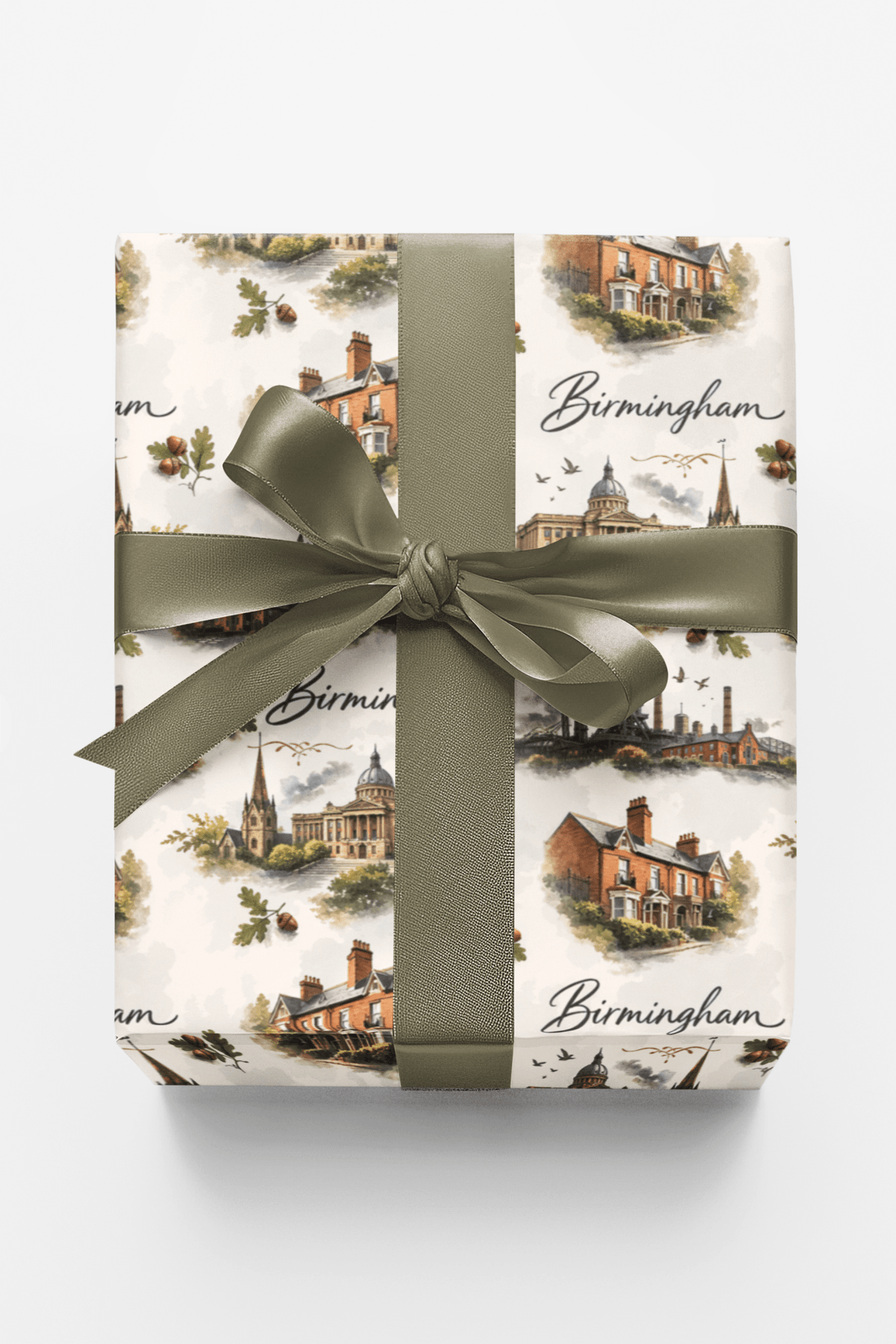 Birmingham Iron & Oak Wrapping Paper