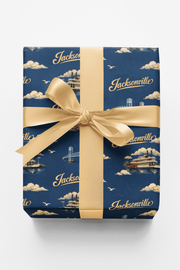 Jacksonville Riverside Memories Wrapping Paper