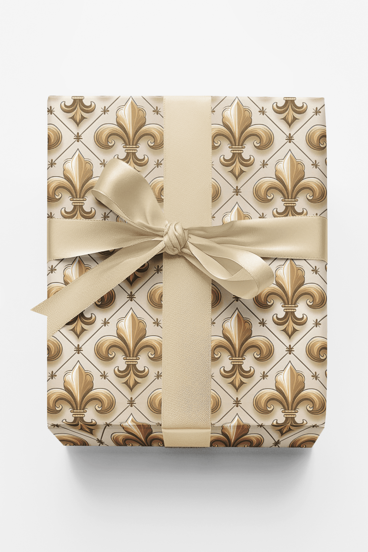 Monogram Trellis Wrapping Paper