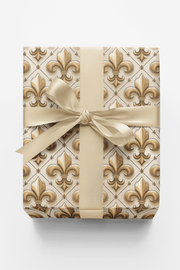 Monogram Trellis Wrapping Paper