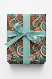 Paisley Poise Wrapping Paper