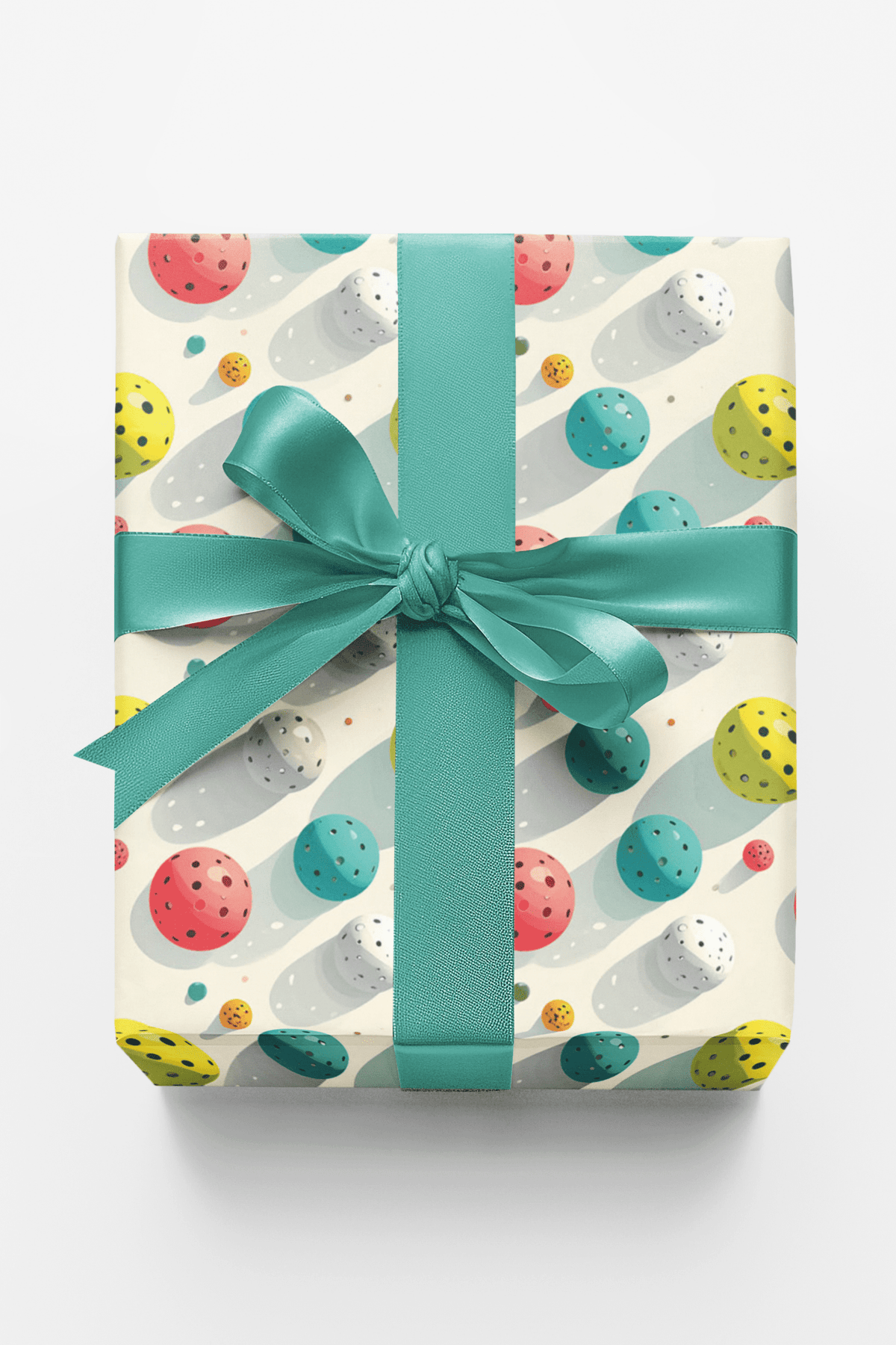 Pop Color Pickleball Toss Wrapping Paper