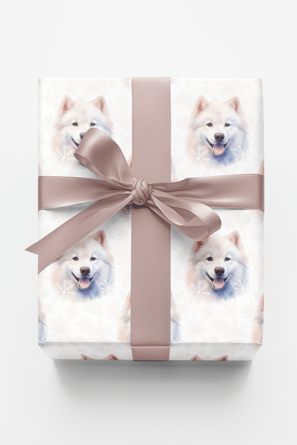 Samoyed Snowfall Wrapping Paper