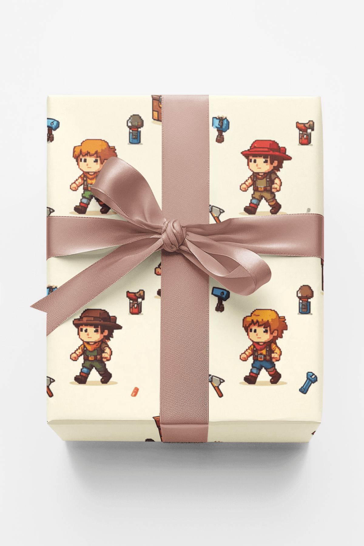 Retro 8-bit Adventure Wrapping Paper