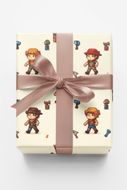 Retro 8-bit Adventure Wrapping Paper