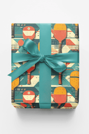 Pickleball Time Machine Wrapping Paper