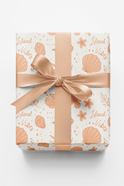 Coastal Shells Wrapping Paper