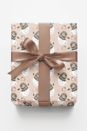 Cafe Owl Wrapping Paper | Michelle Gilsey | Artist Corner